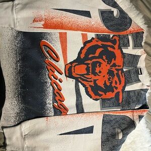 Tultex Navy and White Crewneck Sweatshirt